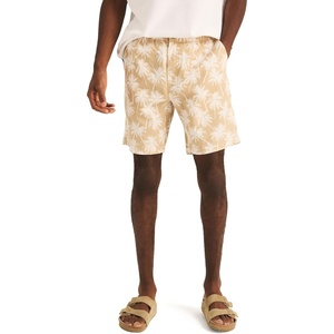 Nautica Men’s Nautica 8.5″ Printed Linen Deck Short(Twill Chino)