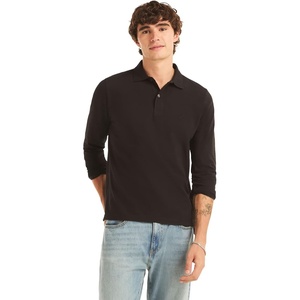 Nautica Mens Nautica Classic Fit Long-Sleeve Deck PoloNautica Classic Fit Long-Sleeve Deck Polo(Luxury Black)