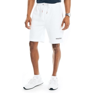Nautica Men’s Nautica Competition Sustainably Crafted 9″ Fleece Short(Bright White)