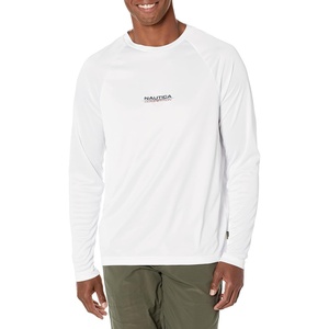 Nautica Men’s Nautica Competition Sustainably Crafted Long-Sleeve T-Shirt(White)