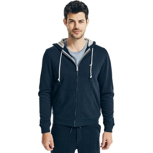 Nautica Men’s Nautica Men’s Anchor Fleece Full-zip Hoodie(Navy Seas)