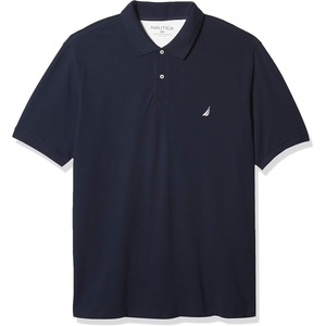 Nautica Men’s Nautica Men’s Big & Tall Stretch Pique Polo(Navy)