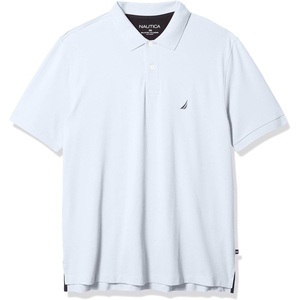 Nautica Men’s Nautica Men’s Big & Tall Stretch Pique Polo(Noon Blue)