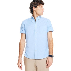 Nautica Men’s Nautica Men’s Classic Fit Oxford Shirt(Light French Blue)