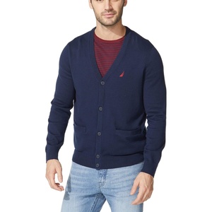 Nautica Men’s Nautica Men’s Navtech Knit Cardigan(Navy)