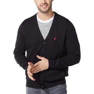 Nautica Men’s Nautica Men’s Navtech Knit Cardigan(True Black)