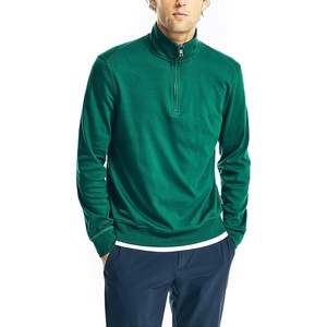 Nautica Men’s Nautica Men’s Quarter-zip Sweater(Tidal Green)