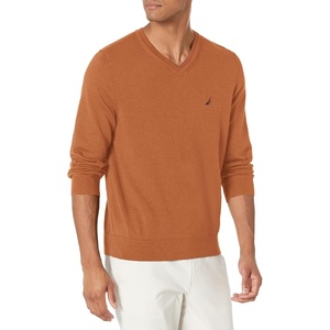 Nautica Men’s Nautica Navtech V-Neck Sweater(Coconut Shell)