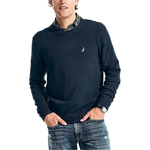 Nautica Men’s Nautica Sustainably Crafted Crewneck Sweatshirt(Navy)