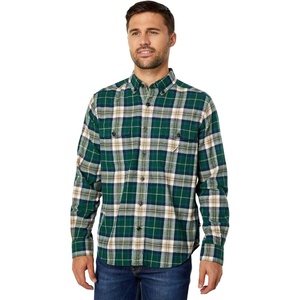 Nautica Mens Nautica Sustainably Crafted Plaid Flannel Shirt(Tidal Green)