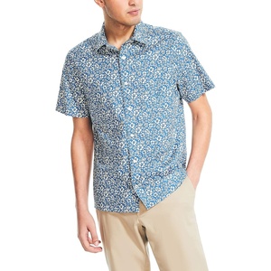 Nautica Men’s Nautica Sustainably Crafted Printed Short-Sleeve Shirt(Undercurrent)
