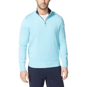 Nautica Men’s Quarter-Zip Sweater(Waterslide)