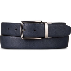 Nautica Men’s Reversible Leather Belt | 2-in-1 | Classic | Everyday | Business | Work | Dress | Casual | Metal Buckle(Pebbled – Navy/Black)