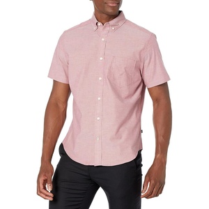 Nautica Men’s Short-Sleeve Oxford Shirt(Rusted Hull)