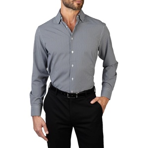 Nautica Men’s Slim Fit,(Black Checkered)