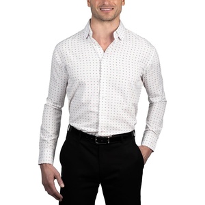 Nautica Men’s Slim Fit,(White Grnd Red and Navy Print)