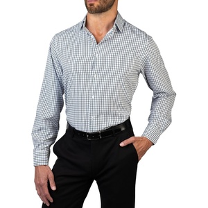 Nautica Men’s Slim Fit,(White Navy Stripes)