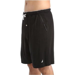 Nautica Men’s Soft Knit Elastic Waistband Sleep Lounge Short(True Black)