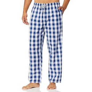 Nautica Men’s Soft Woven 100% Cotton Elastic Waistband Sleep Pajama Pant(Blue Depths)