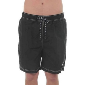 Nautica Men’s Solid Quick Dry Classic Logo Swim-Trunk(True Black)