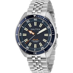 Nautica Men’s Stainless Steel Bracelet Watch (Model: NAPNVS404)