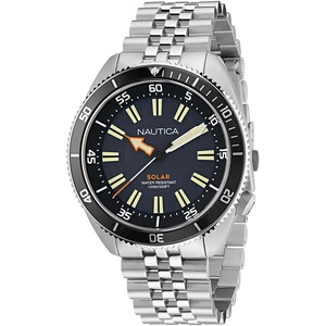 Nautica Men’s Stainless Steel Bracelet Watch (Model: NAPNVS405)