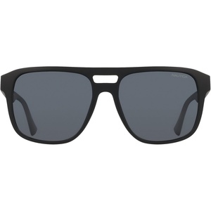 Nautica Men’s Sunglasses N918SP – Matte Black with Solid Smoke Polarized Lens