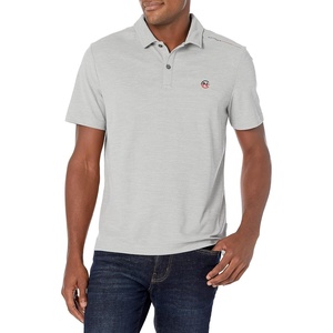 Nautica Men’s Sustainably Crafted Classic Fit Polo(Anchor Grey Heather)