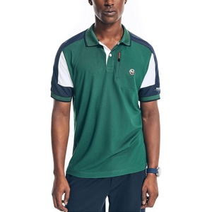 Nautica Men’s Sustainably Crafted Classic Fit Polo(Tidal Green)