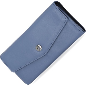 Nautica Money Manager Womens Slim RFID Blocking Wallet, Small Bifold Credit Card Holder with Zipper Coin Pocket and ID Window(Marine)