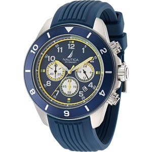 Nautica One Men’s Watch(Blue/Blue/Silver)