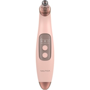 Nautica PC250 Blackhead Remover Tool, Rechargeable Vacuum Blackhead Remover for Face with 6 Heads, 3 Modes & LED Display for Deep Pore Cleansing