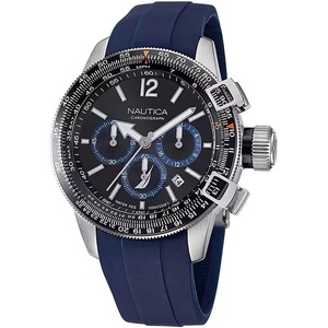 Nautica Sporty Men’s Watch(Blue/Black/Silver)