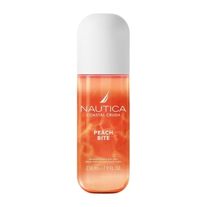 Nautica Tangerine Squeeze, a Citrus Gourmand Hair & Body Mist for Women, Notes of Tangerine, Jasmine, and Sandalwood, Long Lasting, 8.0 fl oz(Peach Bite)