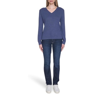 Nautica Women’s 1/4 Zip Mockneck Cable Sweater(Ivory)