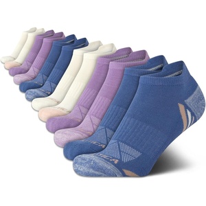 Nautica Womens Ankle Socks – 12 Pack Breathable Mesh Cushioned Low Cut Socks for Women – Gym Athletic Womens Socks (4-10)(Blue Assorted)