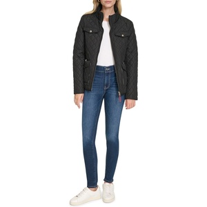 Nautica Women’s Barn Outerwear Quilted Jacket(Black)
