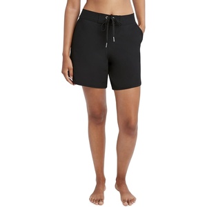 Nautica Women’s Board Shorts 7″ Inseam – Quick Dry Swim Shorts, UPF Sun Protection Swim Bottoms(Black)