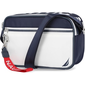 Nautica Women’s High Seas Camera Crossbody(Indigo/White)
