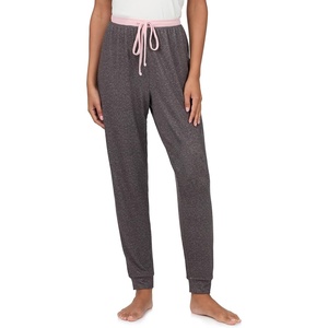 Nautica Womens Jogger Pajama Pants with Pockets – Soft, Lightweight & Cozy Sweater Knit PJ Bottoms – Sleepwear & Loungewear(Grey Heather)