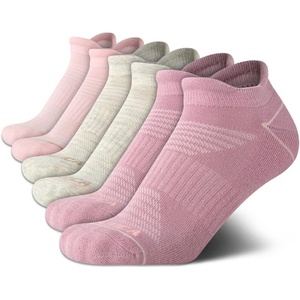 Nautica Womens Low Cut Socks – 6 Pack Soft Stretch Breathable Mesh Cushioned Athletic Performance No Show Socks for Women(Mauve Tab)