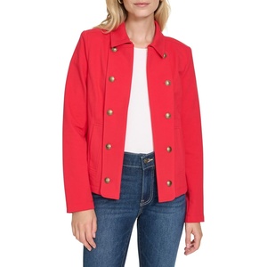 Nautica Women’s Open Front Knit Captains Jacket Jacket(Regatta Red)
