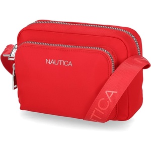 Nautica Women’s Out and About Adjustable Crossbody Bag Purse | Adjustable(Red (Nylon))