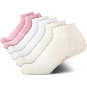 Nautica Womens Quarter Socks – 6 Pack Cushioned Athletic Performance Breathable Mesh Womens Ankle Socks (Sizes: 4-10)(Pink Oatmeal)