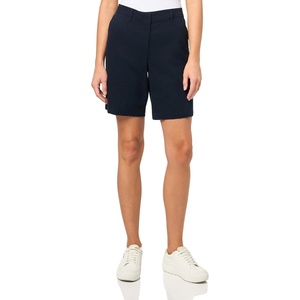 Nautica Women’s Riviera Chino Twill 9 Inch Inseam Shorts(Night Sky)