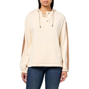 Nautica Women’s Sailor Hoodie Pullover Sweatshirt(White Swan)
