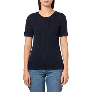 Nautica Women’s Short Sleeve Sweater, Night Sky, Small