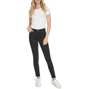 Nautica Women’s Skinny Fit Solution Sateen Pant(Black)