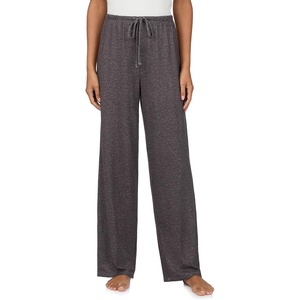 Nautica Womens Sleepwear & Loungewear – Sweater Knit Wide Leg Lounge Pajama Pants – Lightweight, Soft & Cozy PJs for Women(Grey Heather)