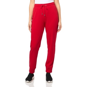 Nautica Women’s Solid Soft Jogger Hotfix Sweatpants(Haute Red)